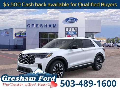New 2026 Ford Explorer Platinum w/ LUX Leather Package AWD/4WD image 1