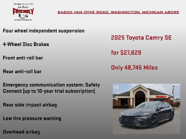 Used 2025 Toyota Camry SE FWD image 15