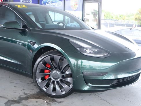 Used 2021 Tesla Model 3 Performance AWD/4WD image 2