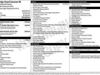 Used 2017 Dodge Grand Caravan SE w/ Power Window Group
