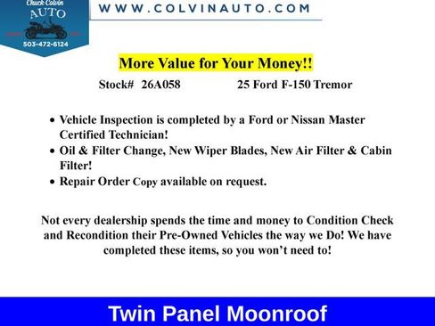 Used 2025 Ford F150 Tremor AWD/4WD image 2