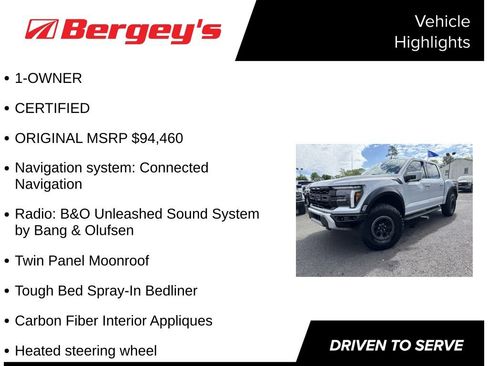 Certified 2025 Ford F150 Raptor AWD/4WD image 5