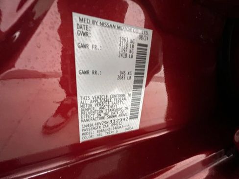 Used 2025 Nissan Altima 2.5 SV w/ SV Premium Package image 20