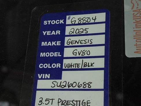New 2025 Genesis GV80 3.5T Prestige image 38
