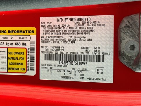 Used 2023 Ford Mustang Premium RWD image 12