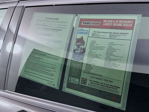 Certified 2022 Jeep Compass High Altitude image 16