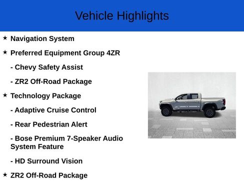 New 2026 Chevrolet Colorado ZR2 w/ Technology Package image 2