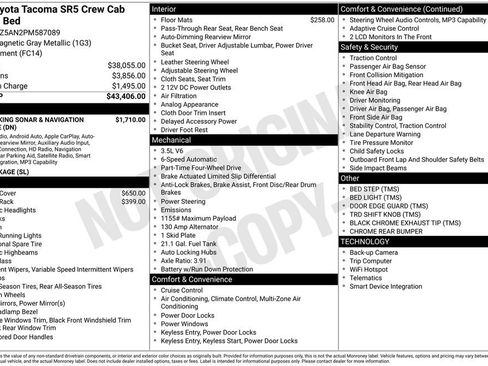 Used 2023 Toyota Tacoma SR5 image 10