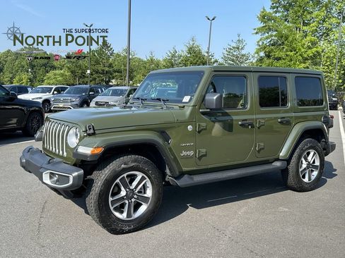 Used 2021 Jeep Wrangler Unlimited Sahara AWD/4WD image 1