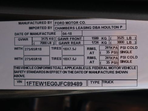 Used 2018 Ford F150 XLT w/ XTR Package image 45