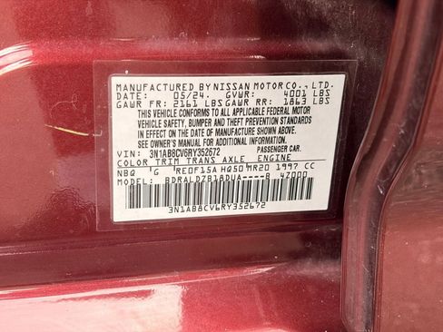 Certified 2024 Nissan Sentra SV FWD image 31