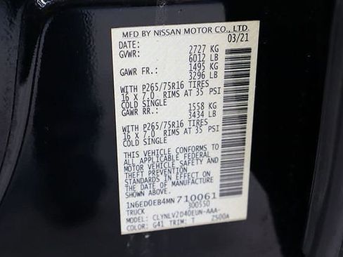 Used 2021 Nissan Frontier PRO-4X w/ Pro-4x Utility Package image 23