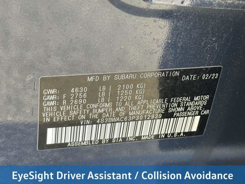 Certified 2023 Subaru Legacy Premium image 12