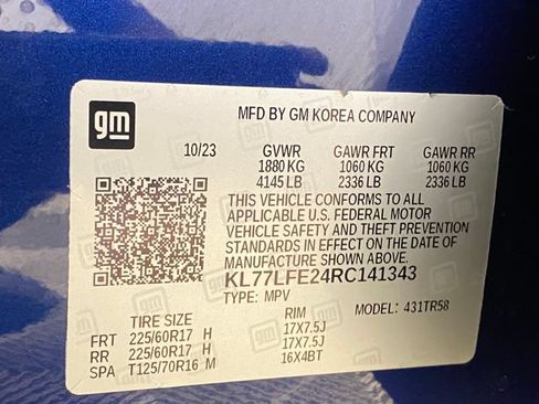Certified 2024 Chevrolet Trax LS w/ LS Convenience Package FWD image 33