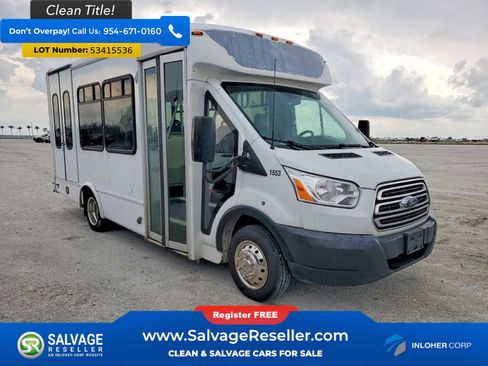 Used 2019 Ford Transit 350 138 DRW w/ Shuttle Bus Prep Package RWD image 5