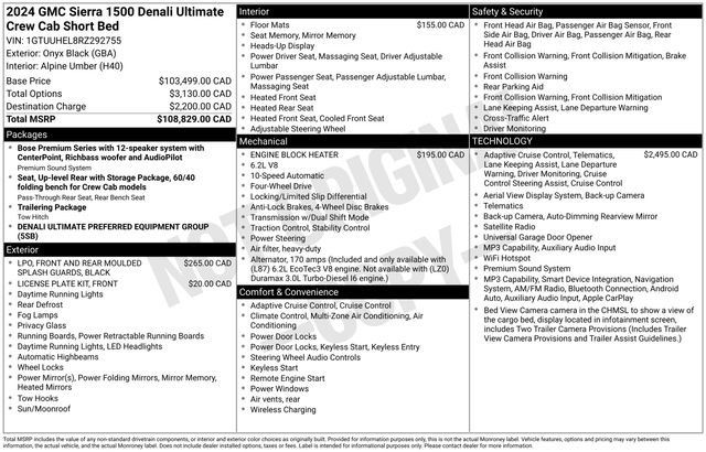 Used 2024 GMC Sierra 1500 Denali Ultimate AWD/4WD image 1