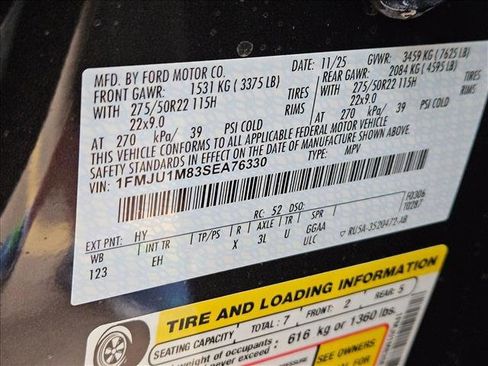 New 2025 Ford Expedition Platinum w/ Stealth Appearance Package image 17