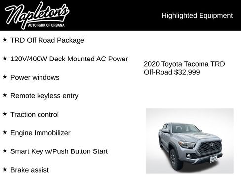 Used 2020 Toyota Tacoma TRD Off-Road image 3