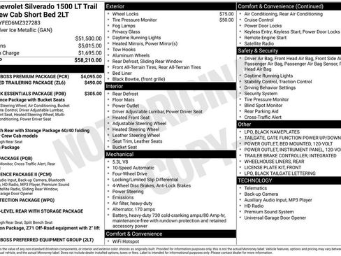 Used 2021 Chevrolet Silverado 1500 LT Trail Boss w/ LT Trail Boss Premium Package image 2