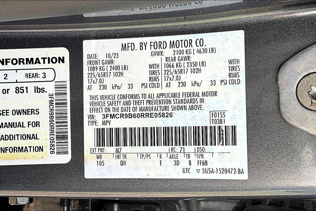 Used 2024 Ford Bronco Sport Big Bend w/ Convenience Package AWD/4WD image 36