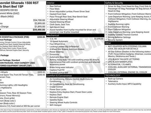 Used 2023 Chevrolet Silverado 1500 RST w/ LPO, Dark Essentials Package AWD/4WD image 12