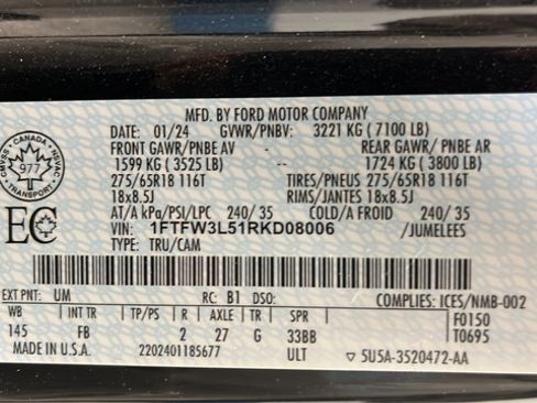 Used 2024 Ford F150 XLT w/ Equipment Group 302A MID AWD/4WD image 27