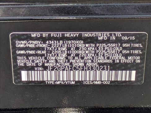 Used 2015 Subaru Crosstrek 2.0i Premium image 23