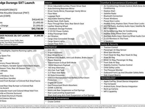 Used 2023 Dodge Durango SXT Launch Edition image 7