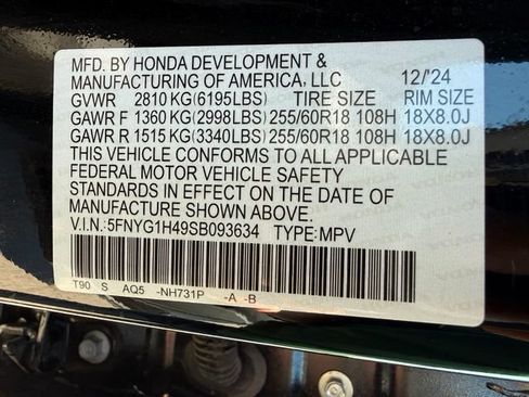 Used 2025 Honda Pilot EX-L image 13