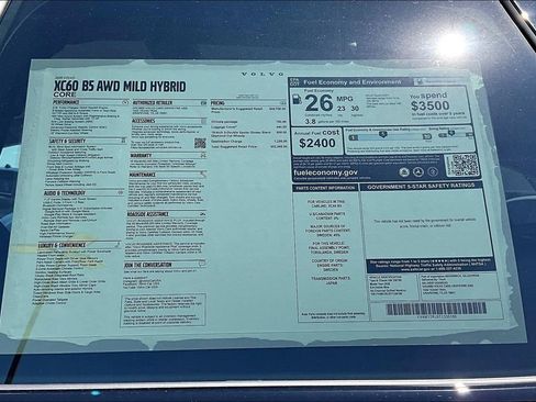 New 2026 Volvo XC60 B5 Core w/ Climate Package image 25