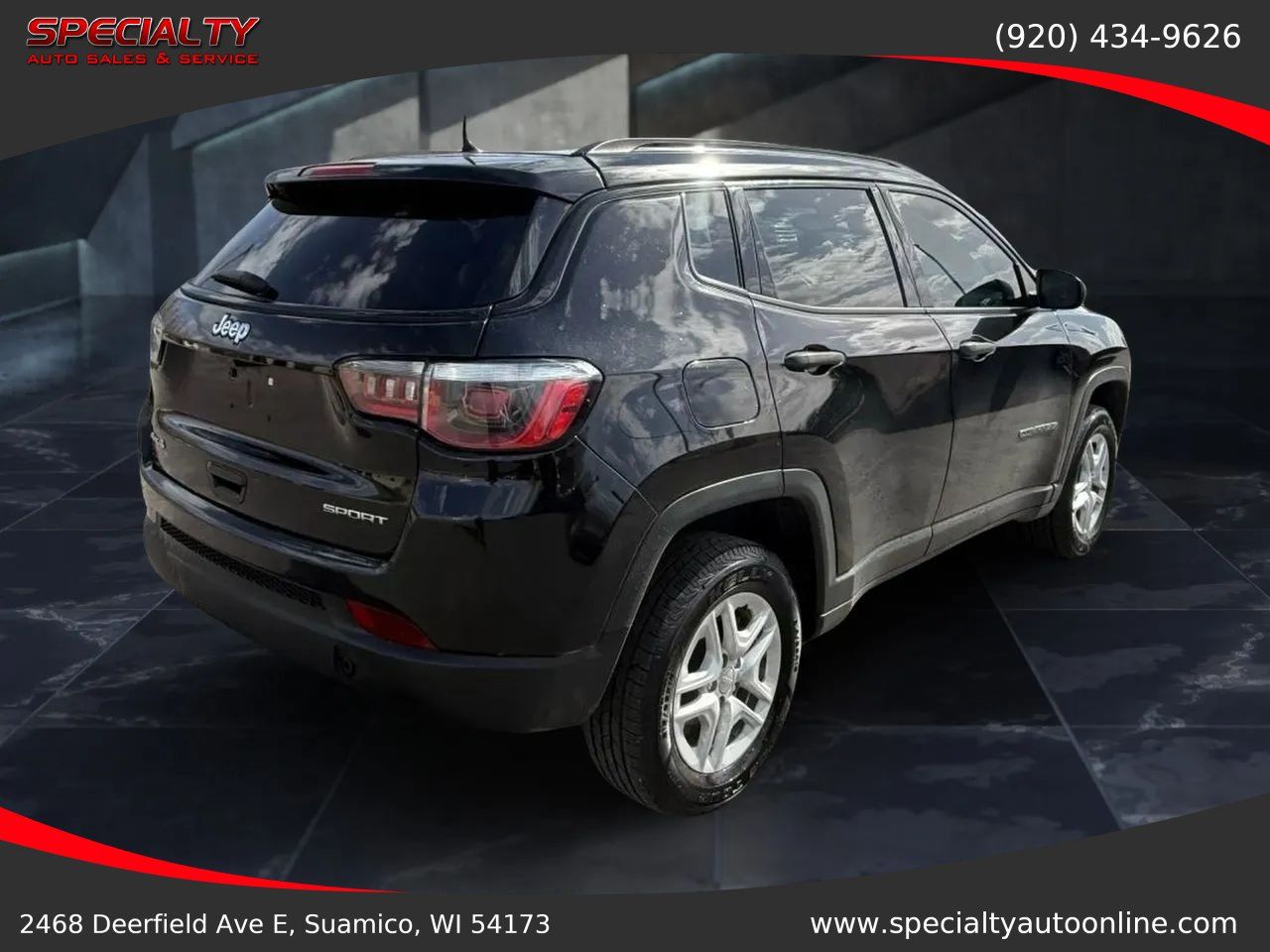 Used 2018 Jeep Compass Sport w/ Cold Weather Group AWD/4WD image 9