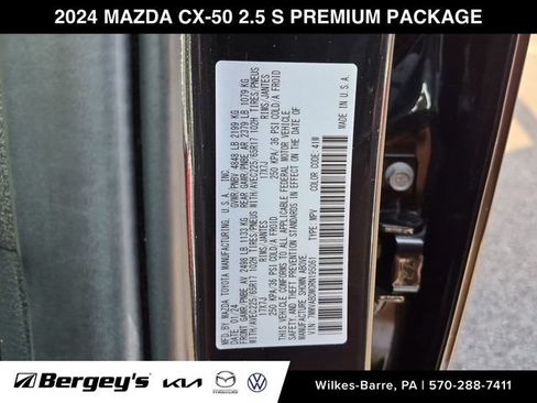 Certified 2024 MAZDA CX-50 AWD 2.5 S w/ Cargo Package image 31