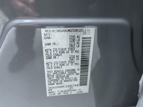 Used 2023 Nissan Murano Platinum w/ Cargo Package image 25