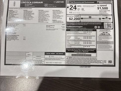 Used 2025 Lincoln Corsair AWD w/ Equipment Group 101A image 41