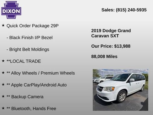 Used 2019 Dodge Grand Caravan SXT FWD image 4