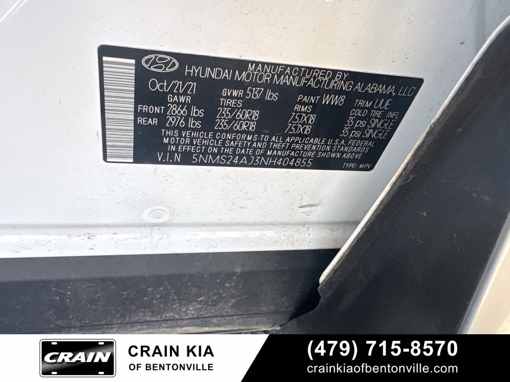 Used 2022 Hyundai Santa Fe SEL FWD image 27