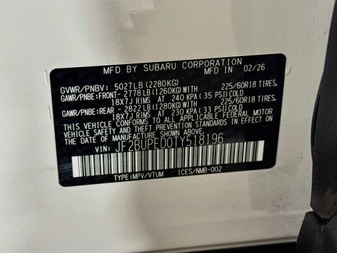 Used 2026 Subaru Outback Touring AWD/4WD image 43