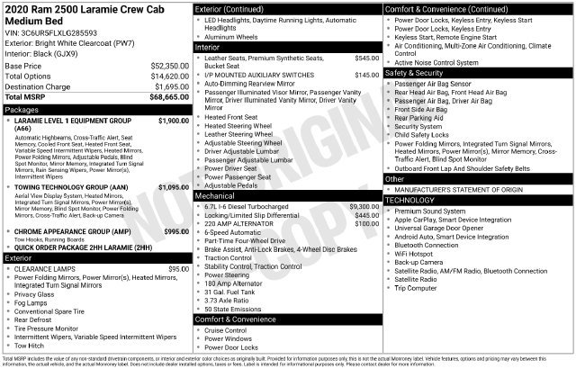 Used 2020 RAM 2500 Laramie AWD/4WD image 7