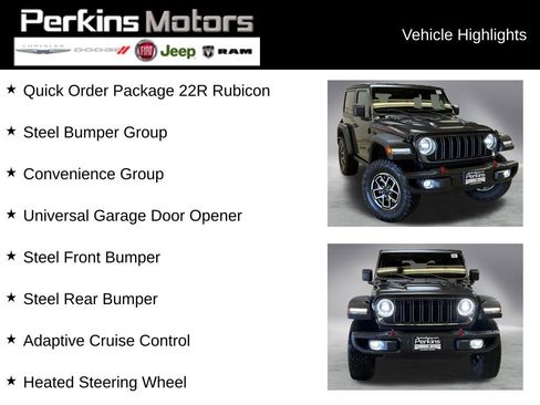 New 2026 Jeep Wrangler Rubicon w/ Steel Bumper Group image 2
