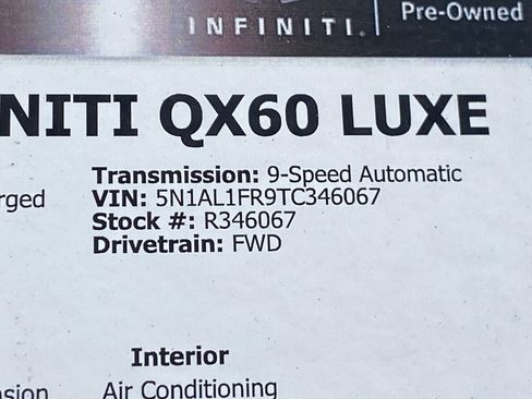 Certified 2026 INFINITI QX60 Luxe FWD image 36