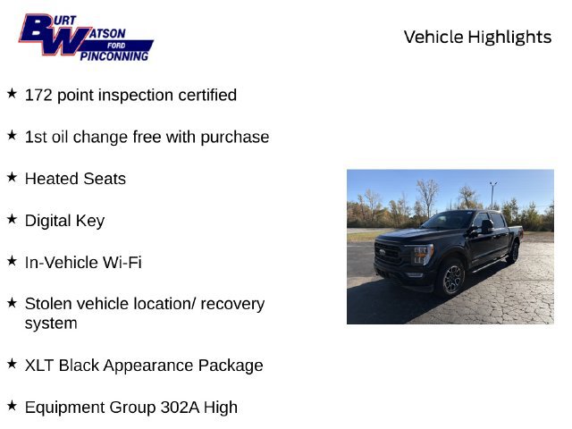 Used 2023 Ford F150 XLT w/ Equipment Group 302A High AWD/4WD image 9