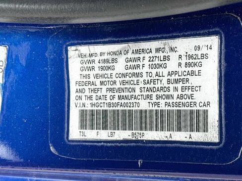 Used 2015 Honda Accord LX-S image 16
