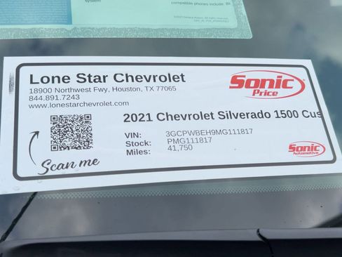 Certified 2021 Chevrolet Silverado 1500 Custom image 32