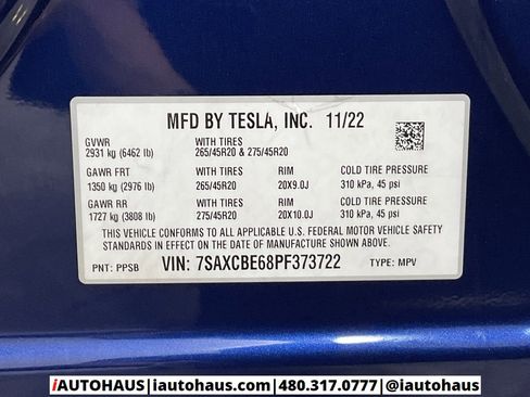 Used 2023 Tesla Model X Plaid image 47