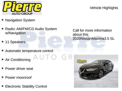 Used 2020 Nissan Maxima 3.5 SL FWD image 7