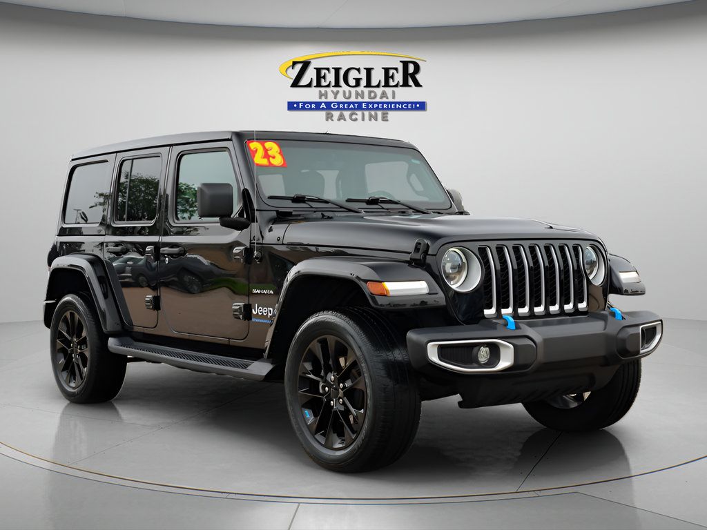 Used 2023 Jeep Wrangler Unlimited Sahara w/ Cold Weather Group AWD/4WD image 1