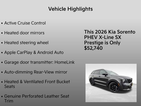 New 2026 Kia Sorento SX Prestige image 10