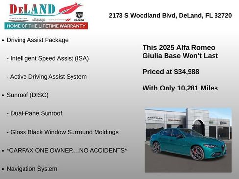 Used 2025 Alfa Romeo Giulia AWD w/ Veloce Package AWD image 12