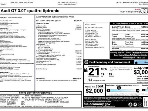 Used 2017 Audi Q7 3.0T Premium Plus image 4