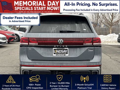 Certified 2025 Volkswagen Atlas Peak Edition SE AWD/4WD image 4